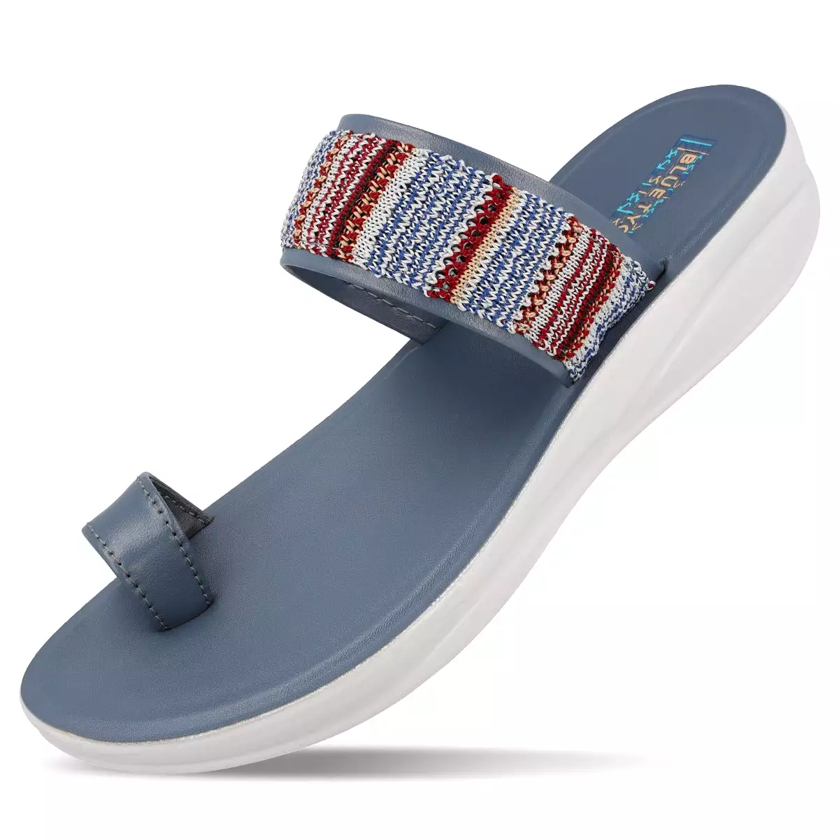 Women's Blue Sandals - BT2347 by Walkaroo