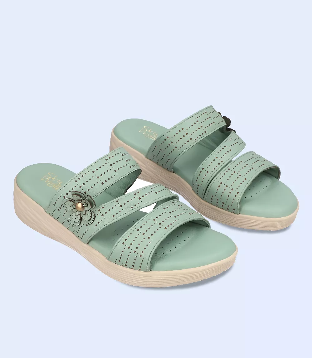 Women's Comfort Slipper, BW7659-Mint - Buy Now