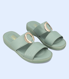 Women's Comfort Slipper in Mint - BW9514