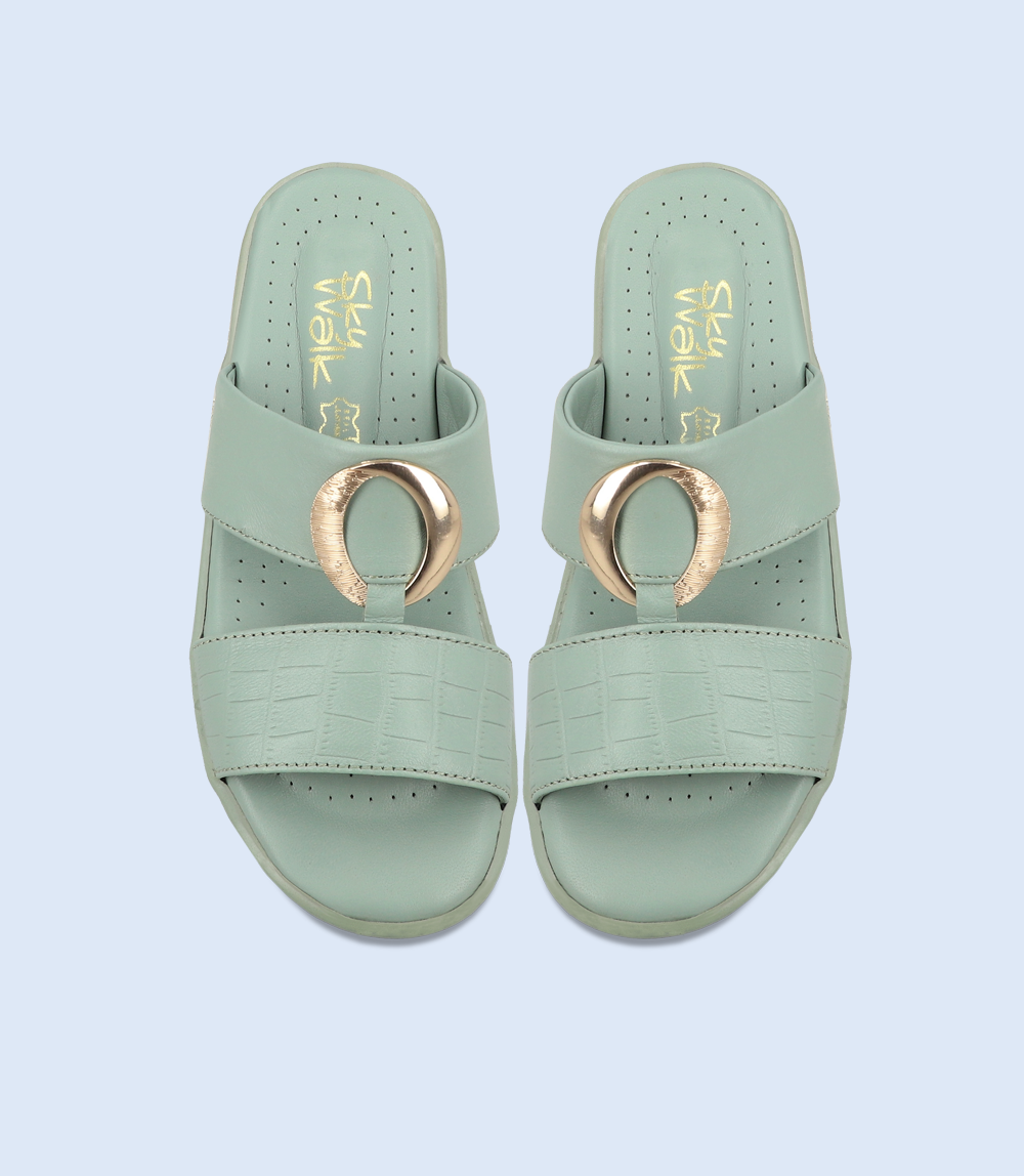 Women's Comfort Slipper in Mint - BW9514