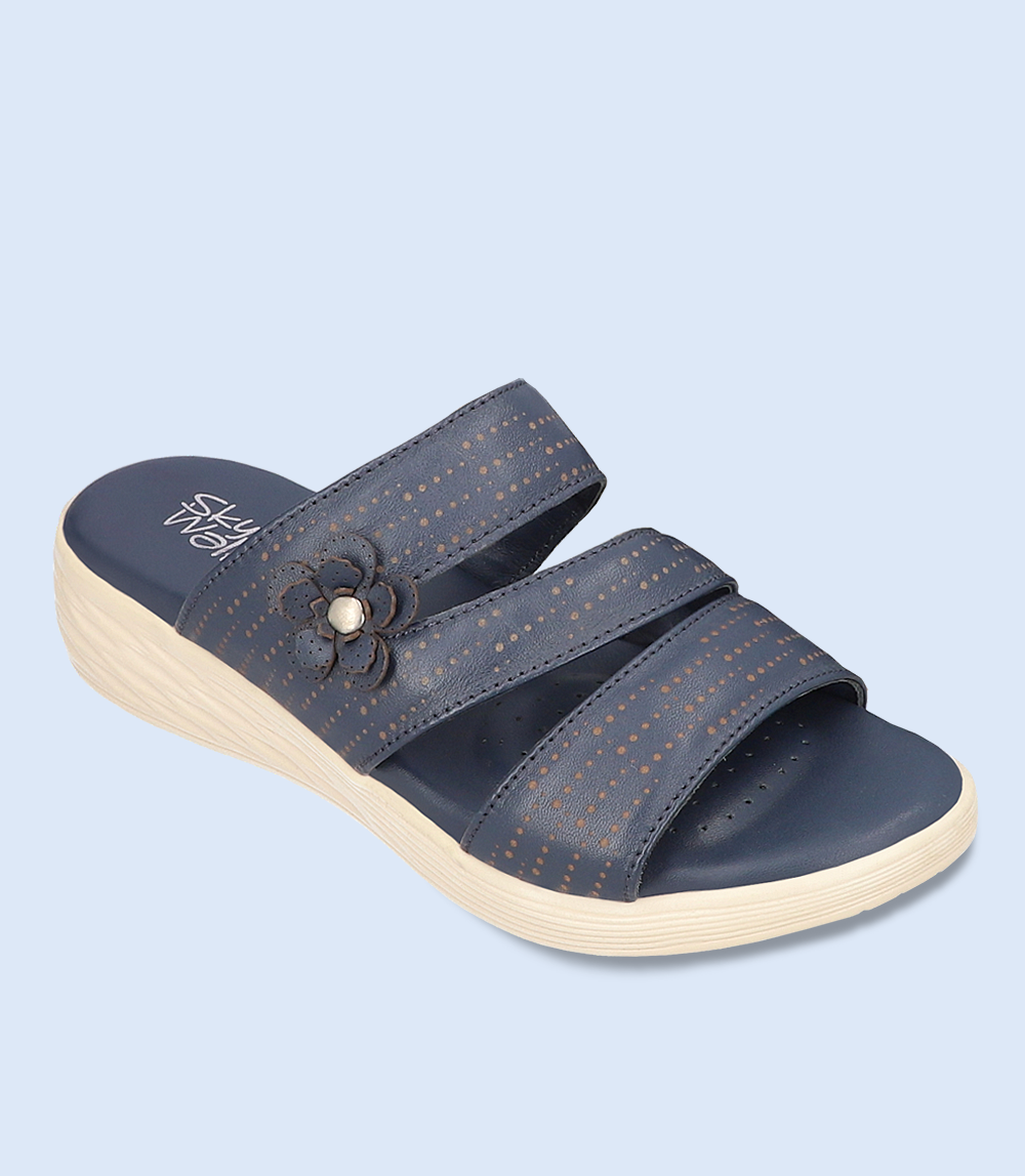 Women's Navy Comfort Slipper