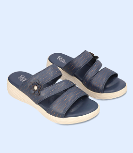 Women's Navy Comfort Slipper