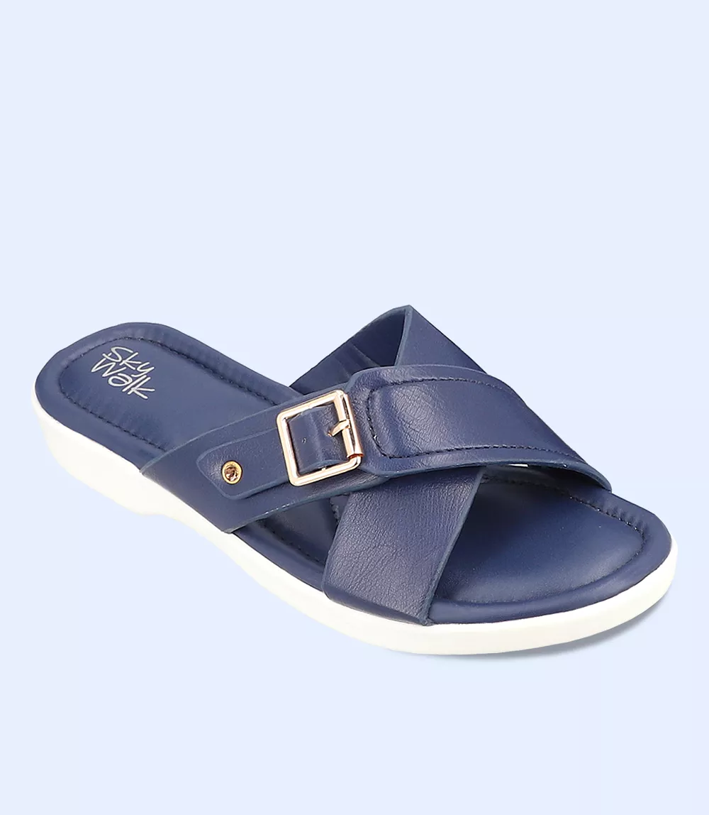 Women's Navy Comfort Slipper