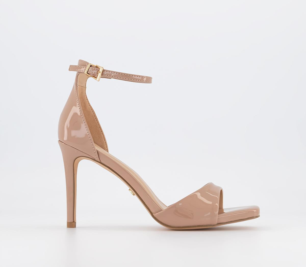 Women's Nude Stiletto Sandals | Office Hustle Collection