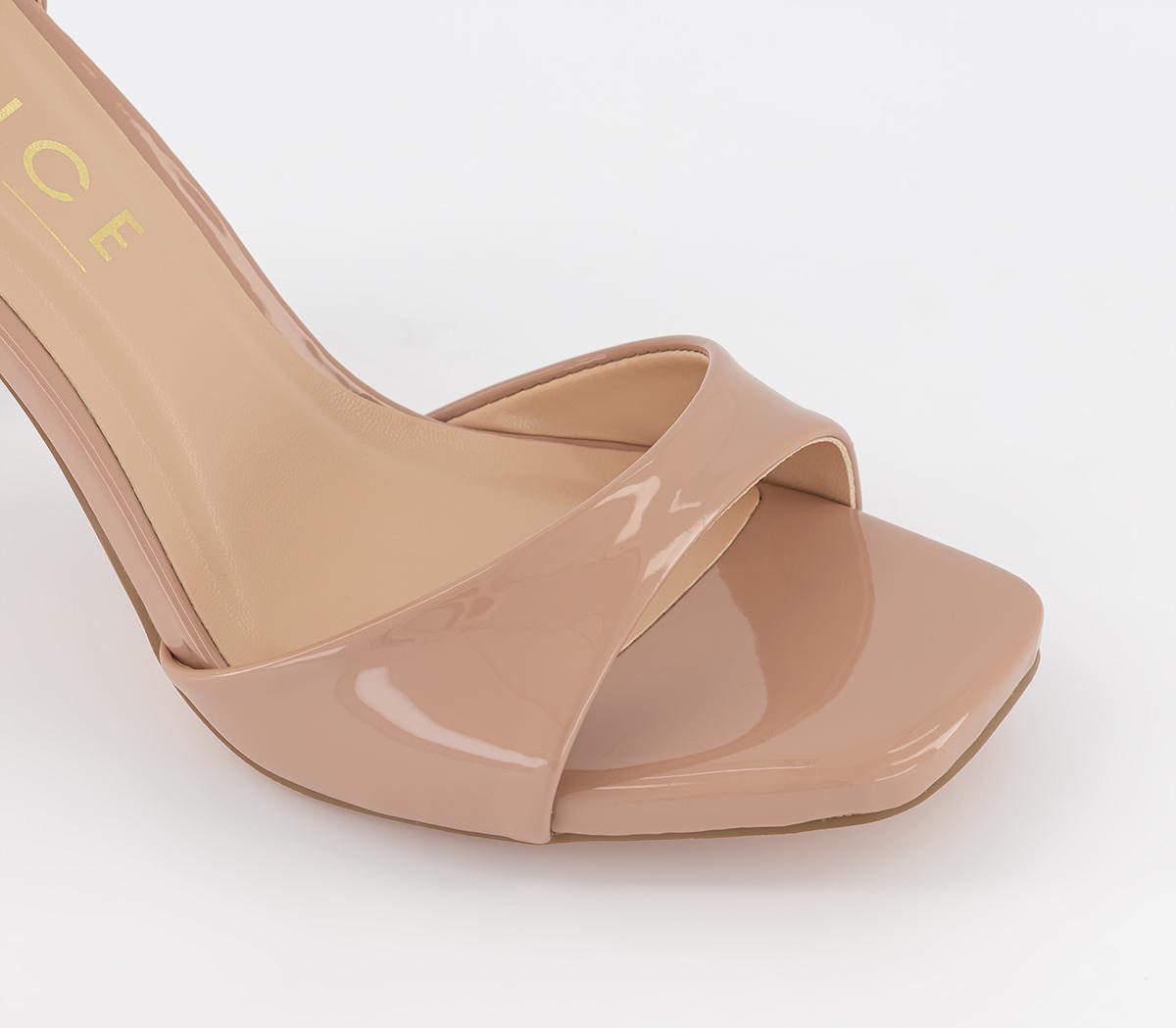 Women's Nude Stiletto Sandals | Office Hustle Collection