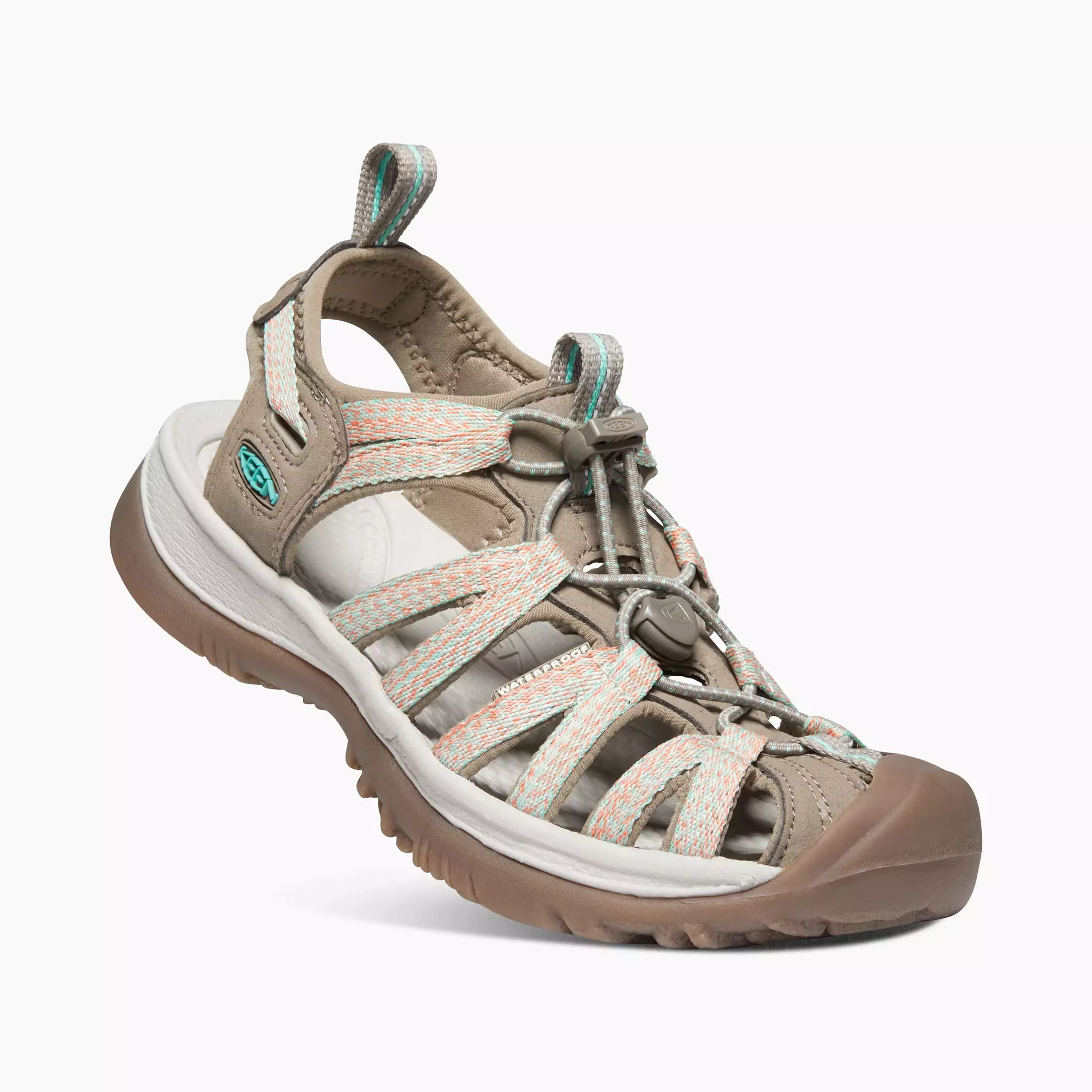 Women's Taupe/Coral Whisper Sandals