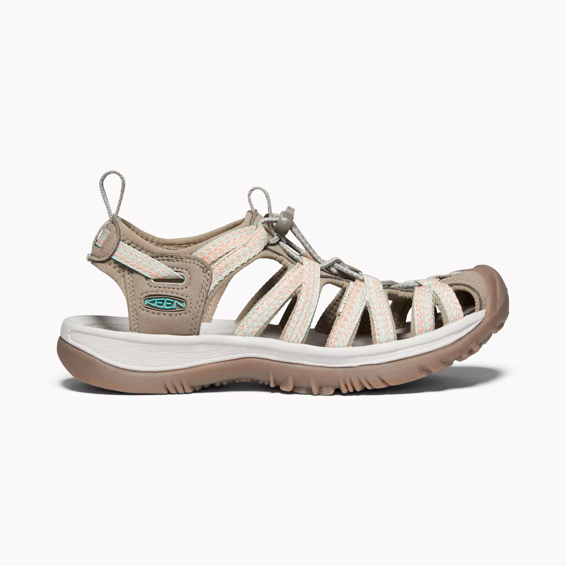 Women's Taupe/Coral Whisper Sandals