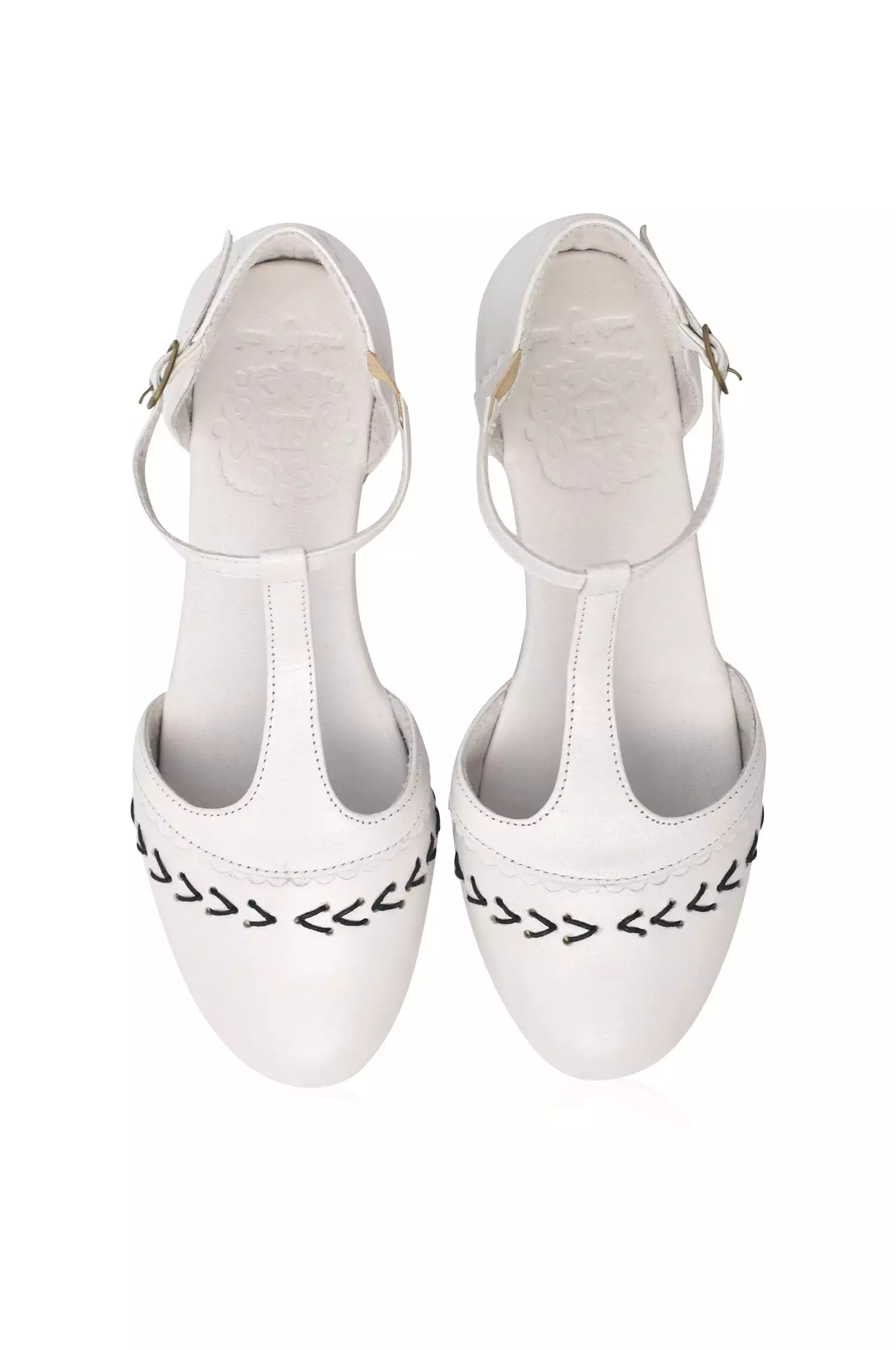 Wonderland Leather Flats