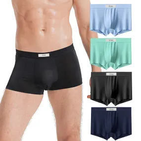 XituodaiPlus Size Men's Ice Silk Underwear Boxer Briefs