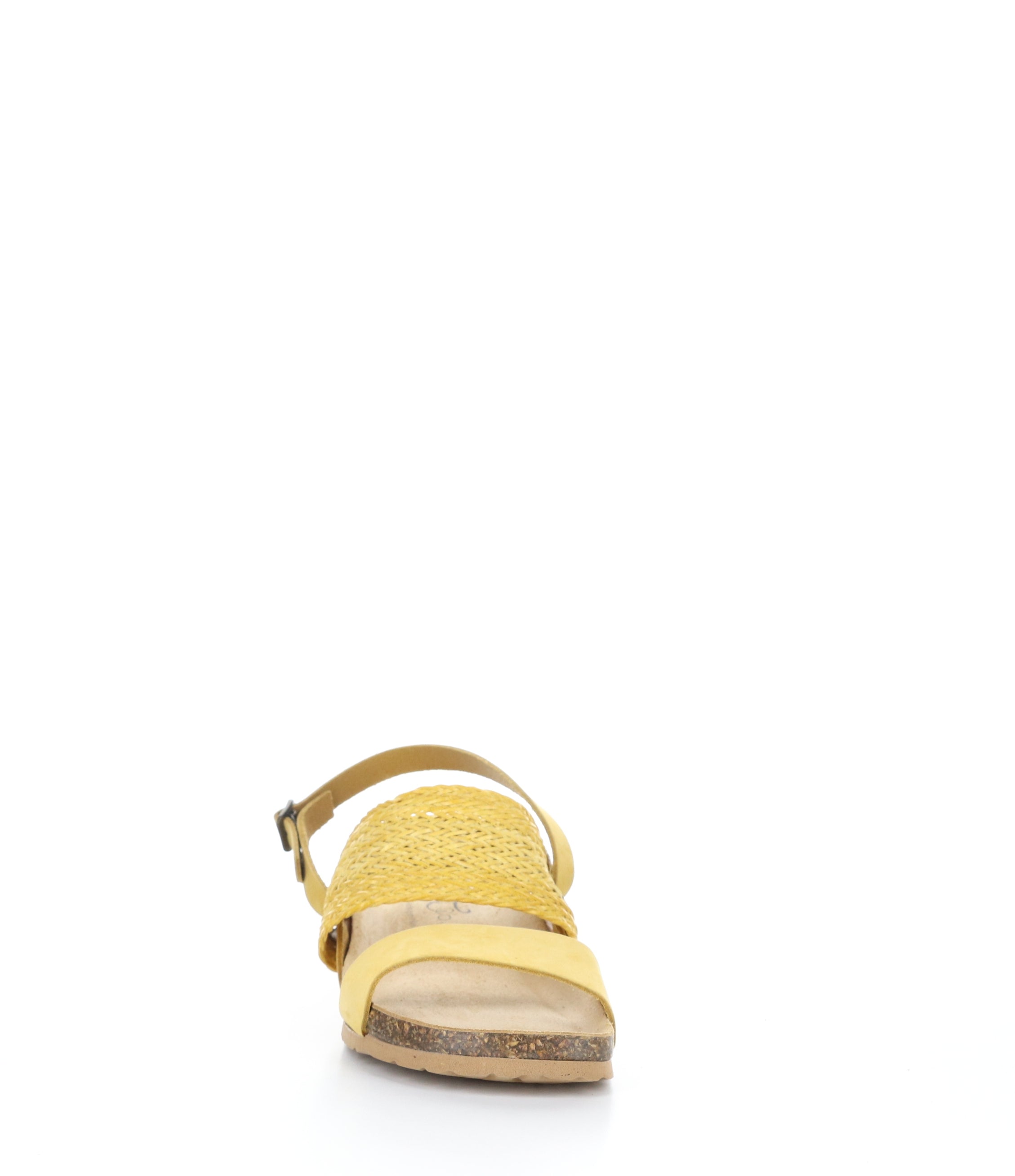 Yellow Wedge Sandals