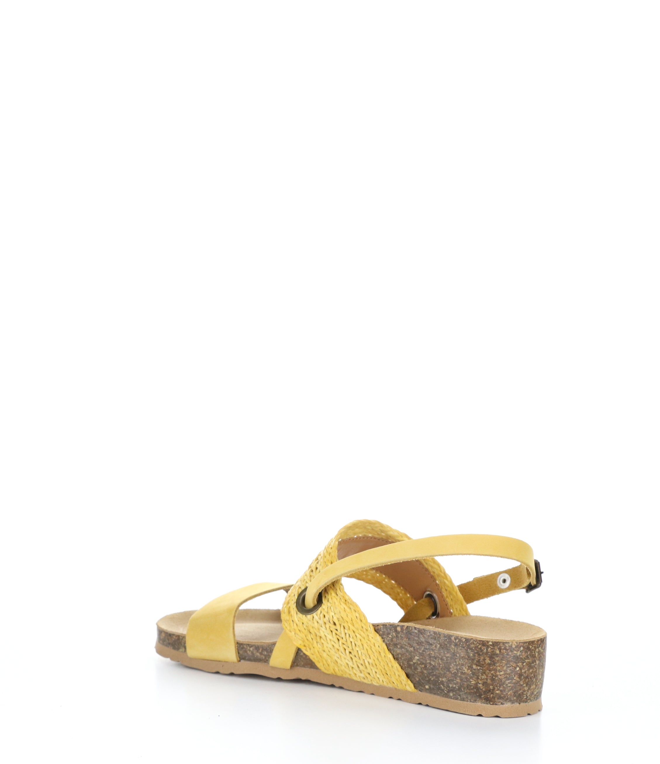 Yellow Wedge Sandals