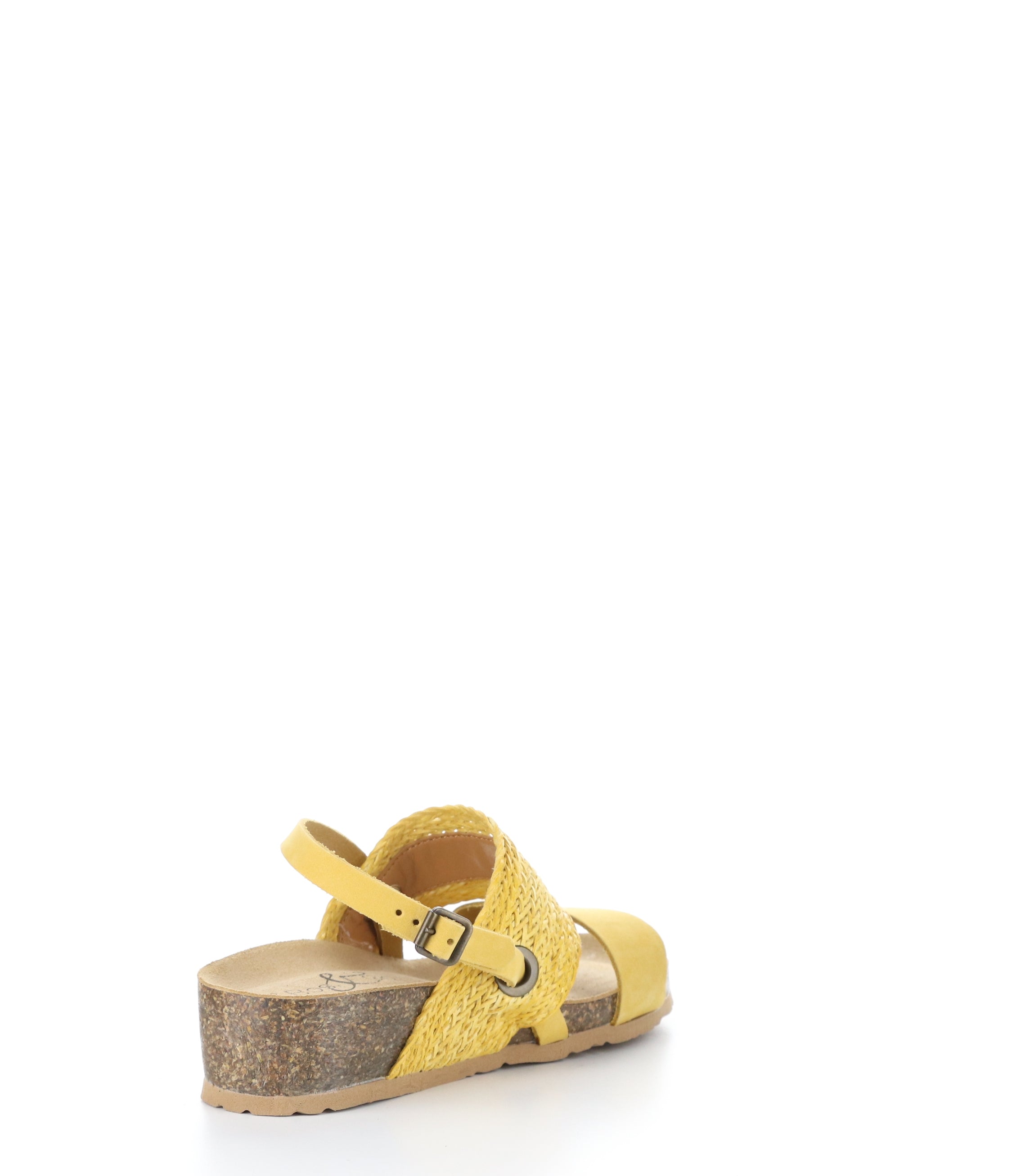 Yellow Wedge Sandals