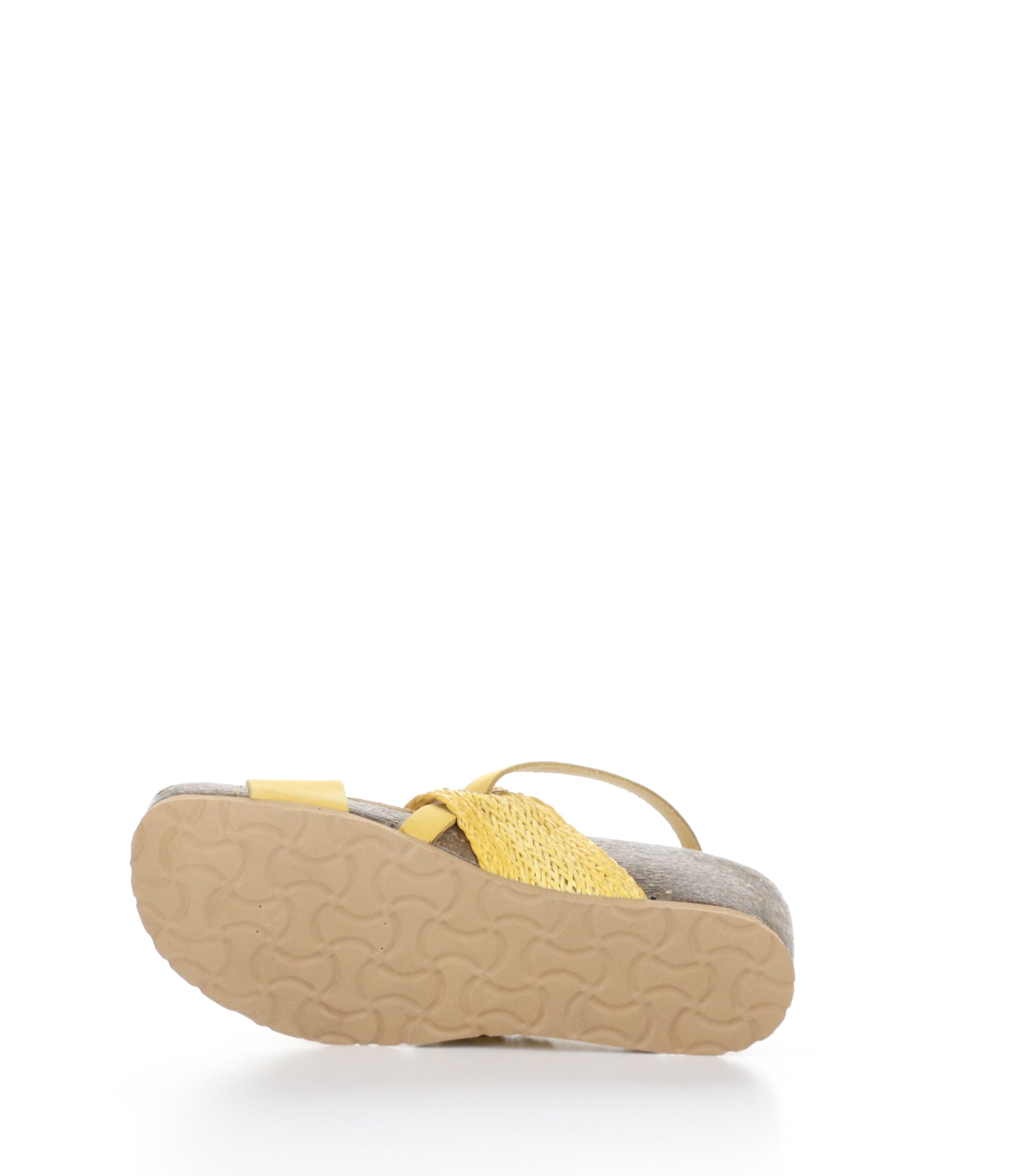 Yellow Wedge Sandals